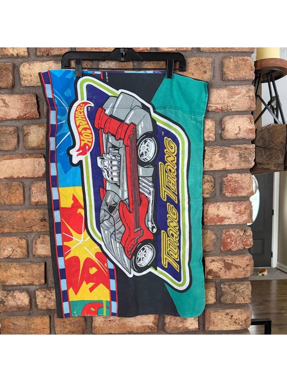 VTG 1996 Hot Wheels pillowcase